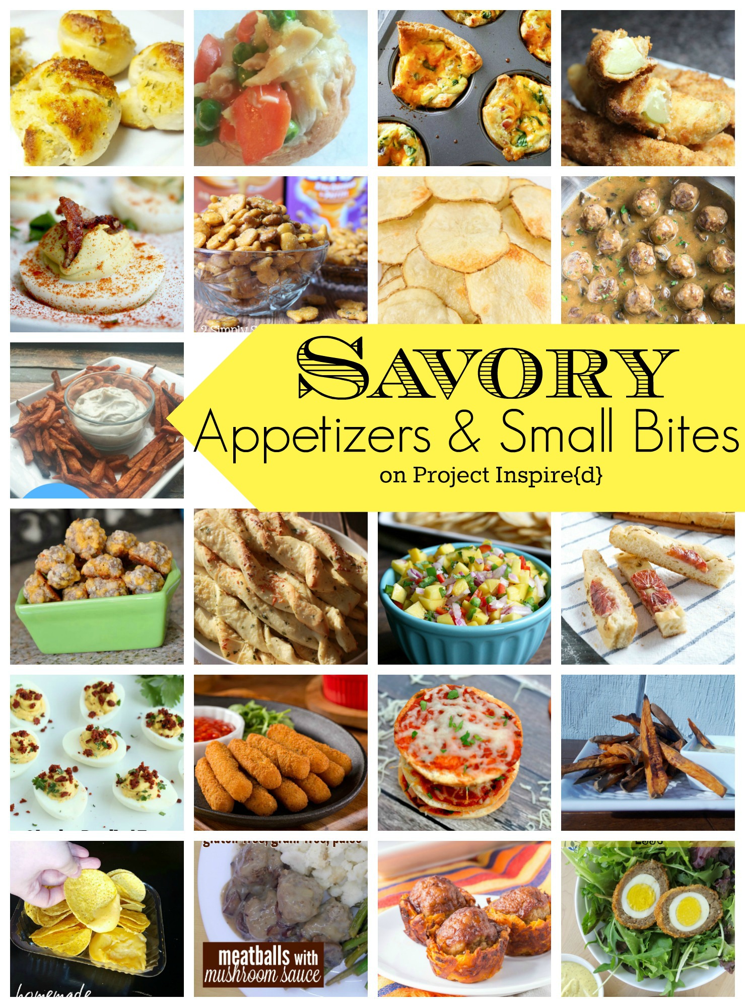 20+ Savory Appetizers
