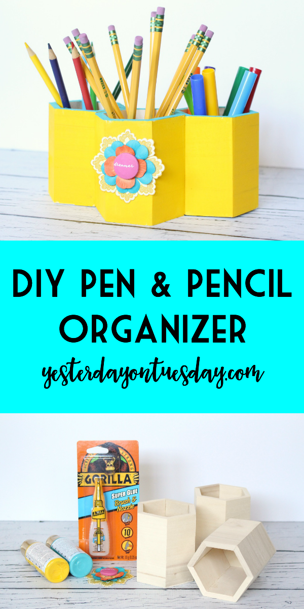 DIY Pen and Pencil Organizer