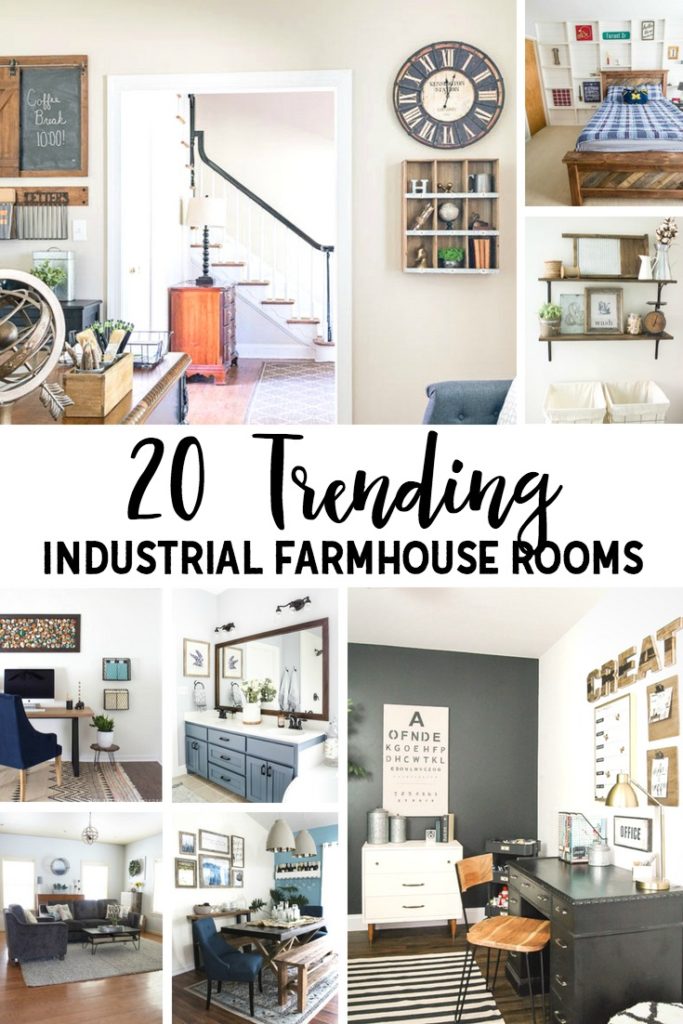 Industrial Farmhouse Rooms
