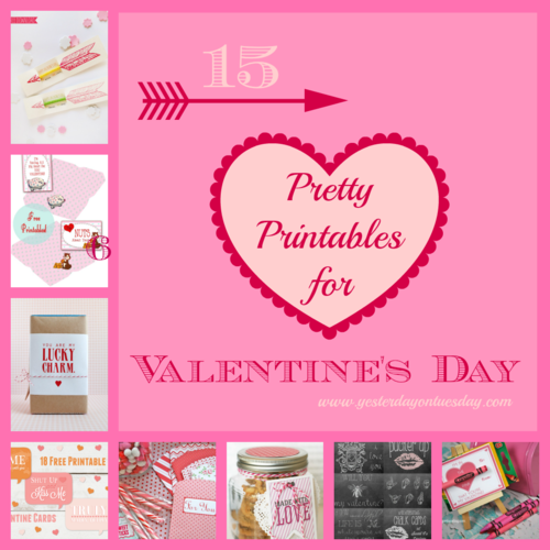 15 Pretty Printables for Valentine's Day 15 Pretty Printables for Valentine's Day