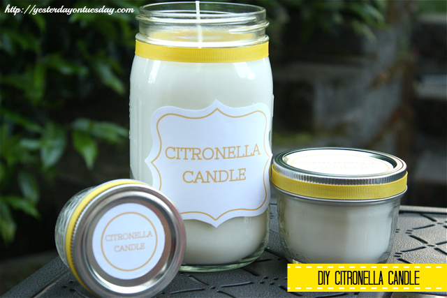DIY Citronella Soy Candle