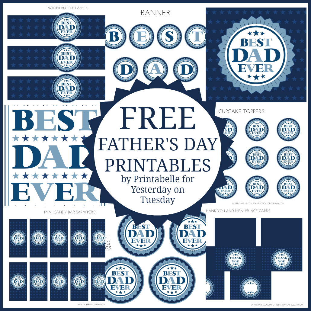 FREE Father s Day Printables Yesterday On Tuesday