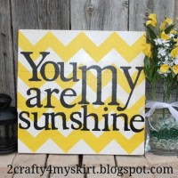 DIY Chevron sign