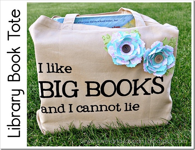 library book tote