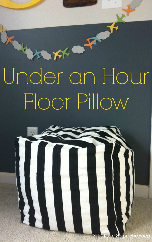 Under and Hour Floor Pillow