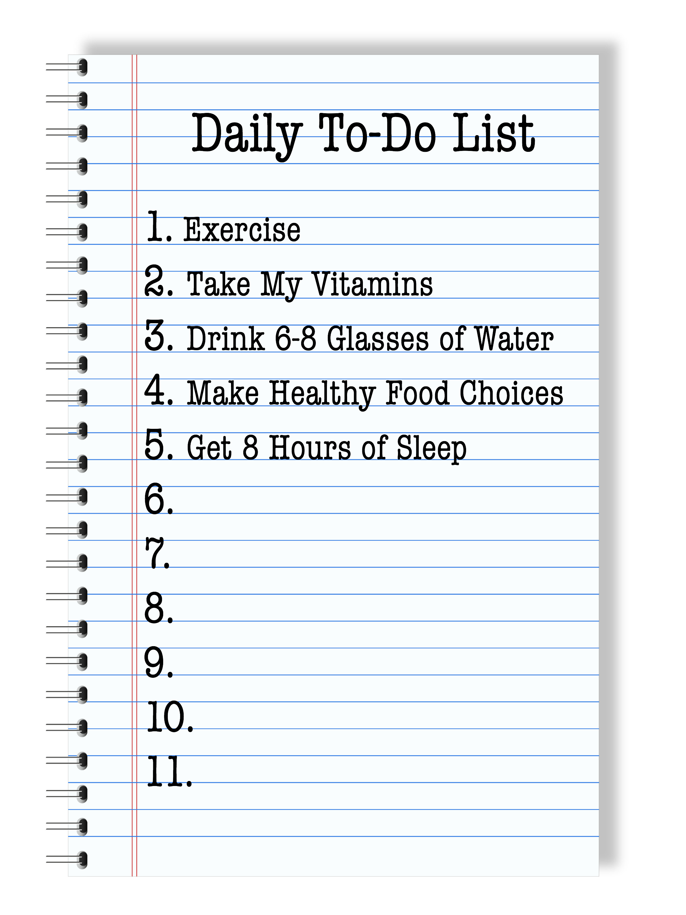 simple daily to do list app