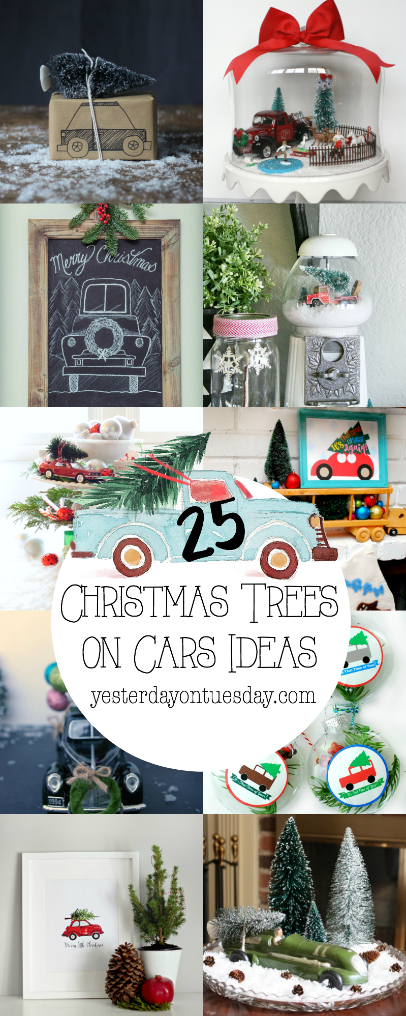 25 Christmas Trees on Cars Ideas