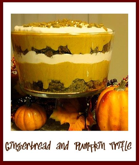Gingerbread and Pumpkin Trifle