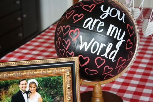 You are My World Globe - YoT #anniversaygifts #valentinesday