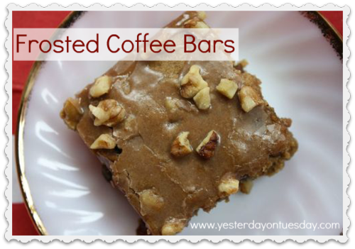 Frosted Coffee Bars, a delicious dessert