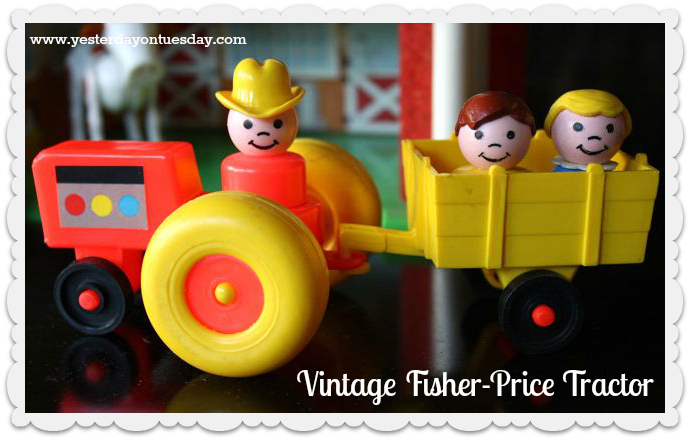 Vintage Fisher Price Tractor - Yesterday on Tuesday