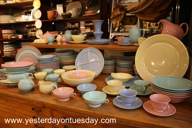 Vintage Pastel Pottery - Yesterday on Tuesday