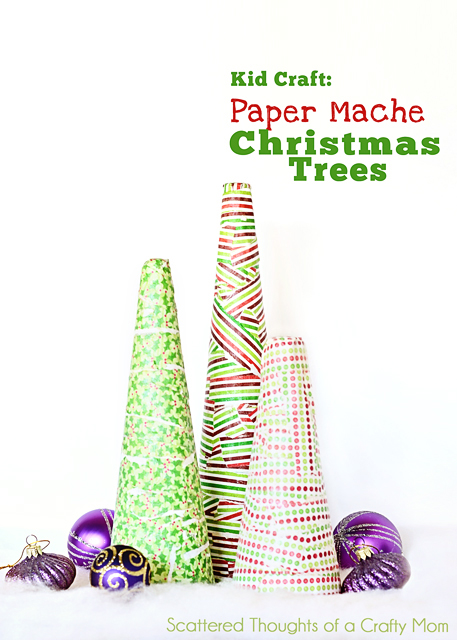 Paper Mache Xmas Tree