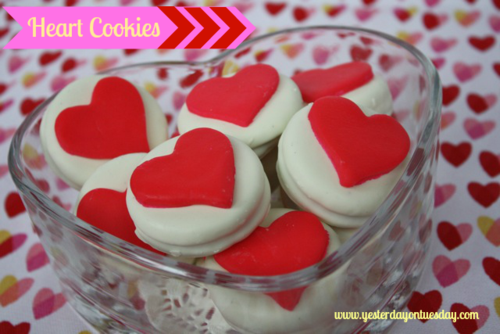Heart Cookies - Yesterday on Tuesday