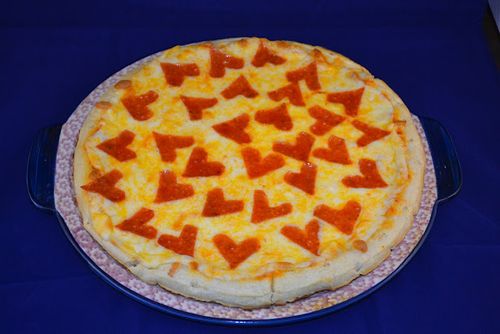 Heart Shaped Pepperoni Pizza - Mrs. Happy Homemaker