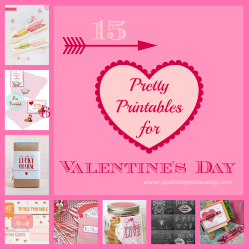15 Pretty Printables for Valentine’s Day