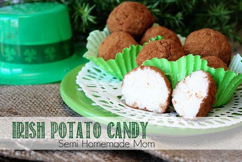 Irish Potato Candy - Semi Homemade Mom 