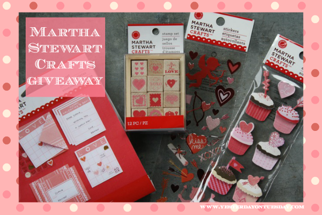 Martha Stewart Crafts Giveaway - YoT #marthastewartcrafts #giveaway #valentinesday