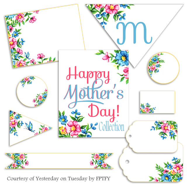 FREE Vintage Mother’s Day Party Printables