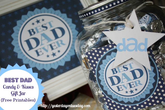 Father’s Day Kisses & Candy Gift Jar