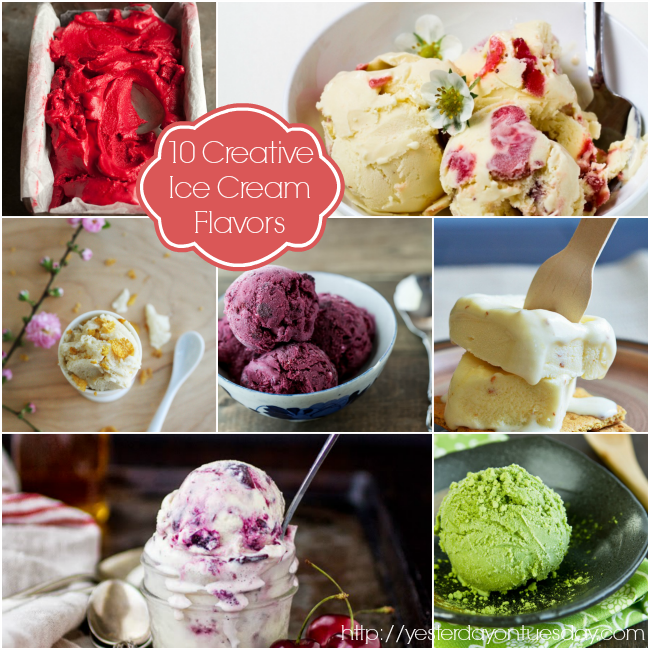 10 Creative Ice Cream Flavors