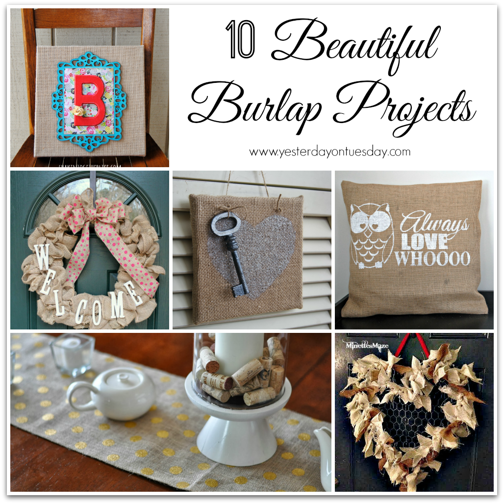 Beautiful Burlap Projects