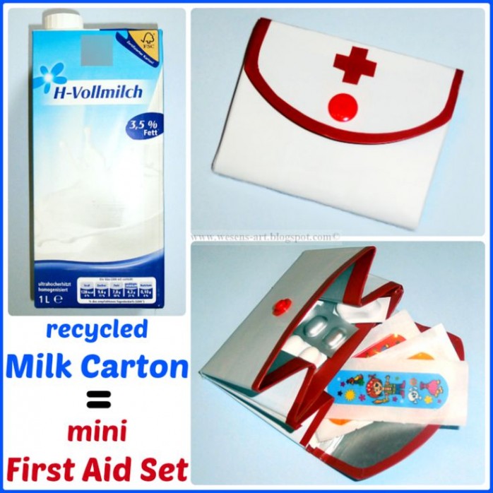 Milk Carton to First Aid Kit