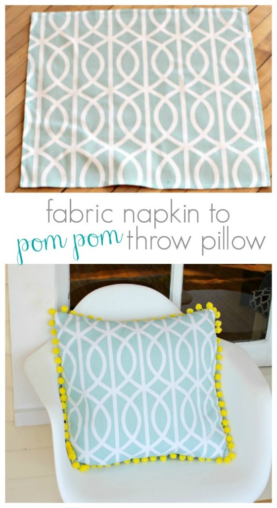 Napkin to Throw Pillow