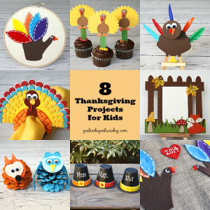 Easy and fun Thanksgiving Craft projects for Kids from http://yesterdayontuesday.com/staging