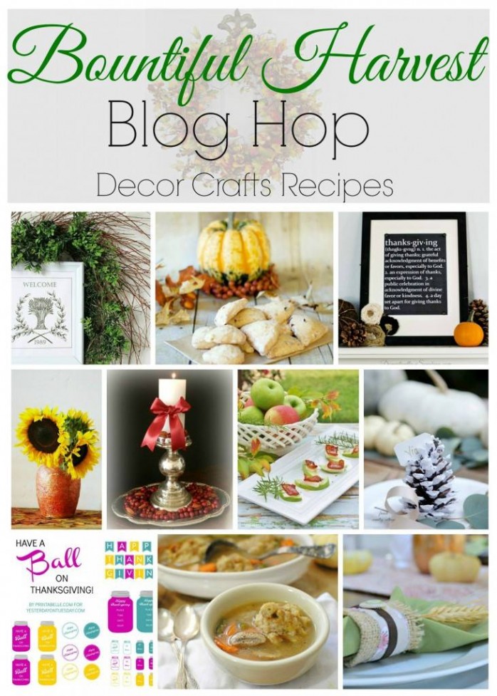 Thanksgiving Decor, Recipes and Printables