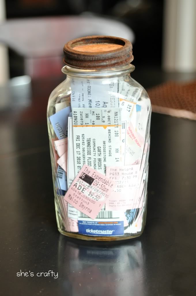 Memory Jar from She's Crafty