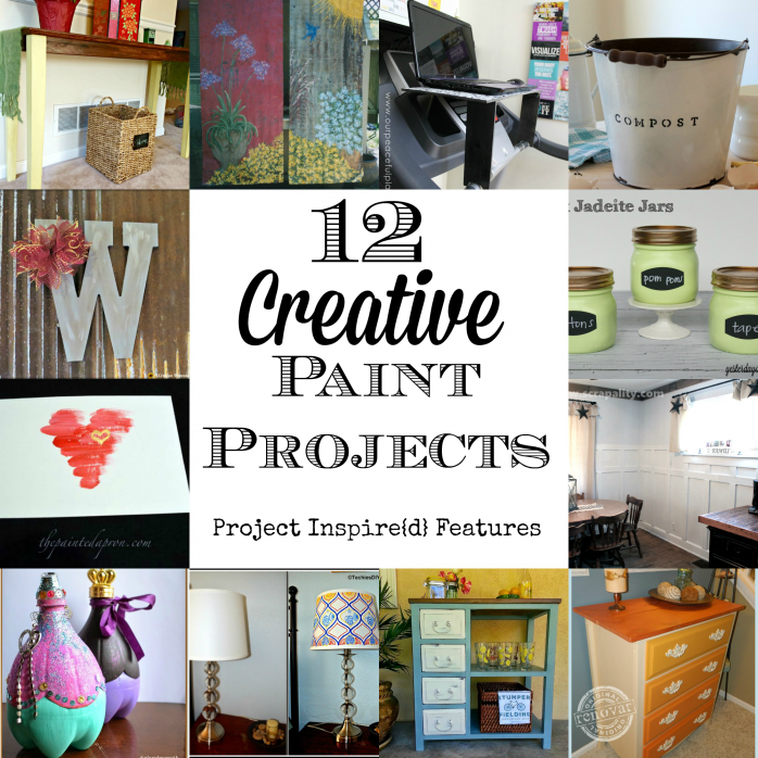 12 Creative Paint Projects via http://yesterdayontuesday.com/staging