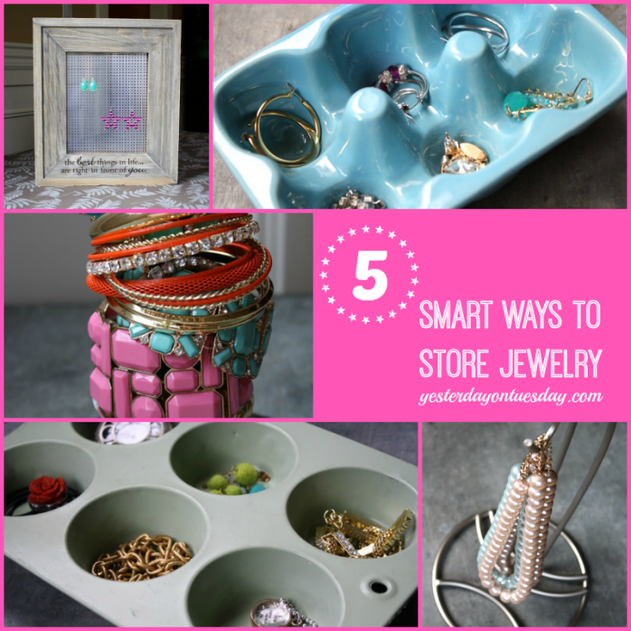 5 Smart Ways to Store Jewelry #organizing