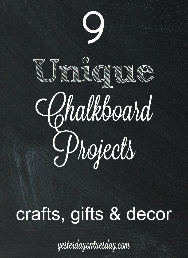 9 Unique Chalkboard Projects