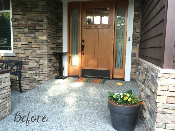 Summer Front Porch Spruce Up, using things you already have to create a lovely front porch area.