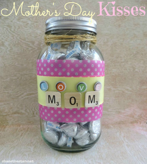 Mother's Day Kisses Jar Gift
