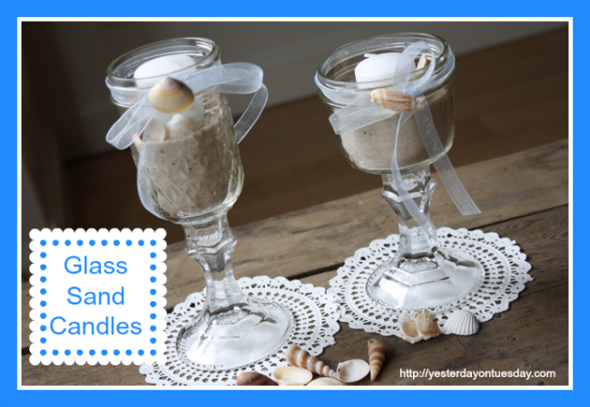 Glass Sand Candles Gift Ideas