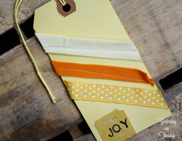 Transform plain shipping tags into creative sunshine-themed tags with scraps you already have and Rit Dye.