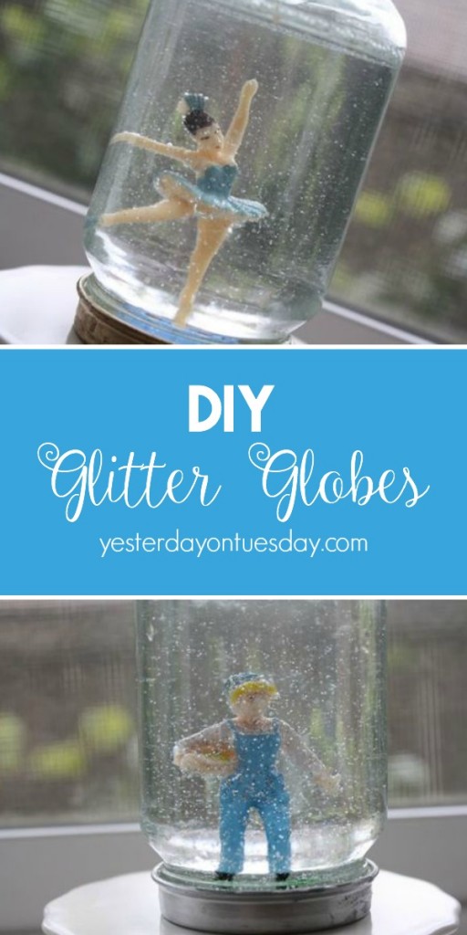 How to make glitter globes