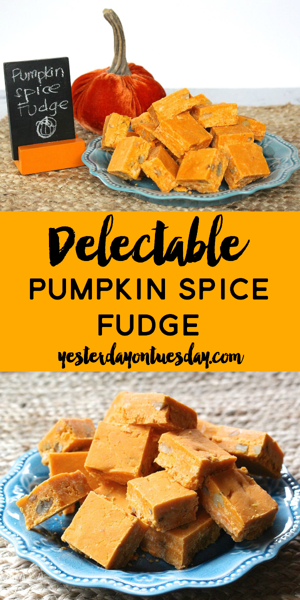Delicious Pumpkin Spice Fudge Recipe, a great treat for Thanksgiving and the holiday season. Makes a wonderful homemade gift too! @verybestbaking