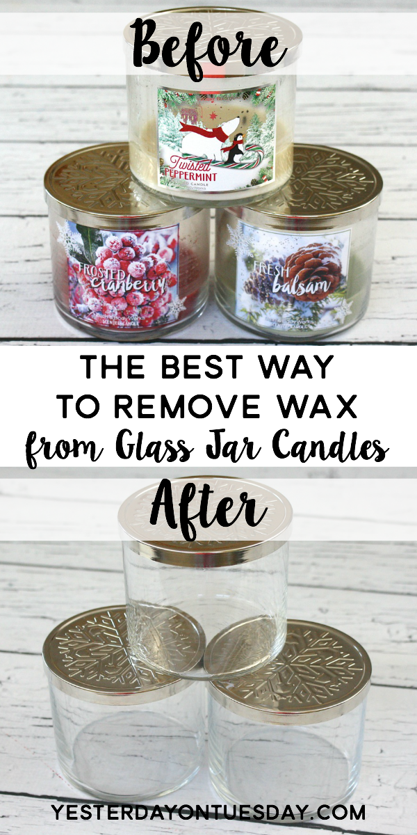 The Easiest Way to Remove Wax from a Glass Jar Candle