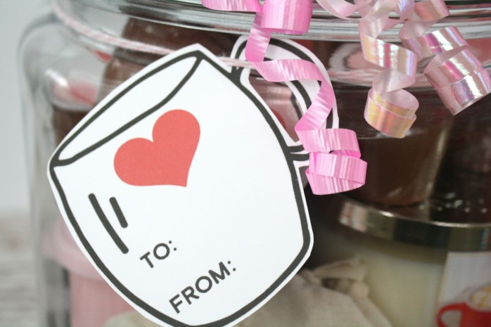 Coffee Lover's Gift in a Jar plus printable label, tags, and coffee pod labels. The perfect Valentine's Day present for that coffee fan in your life!