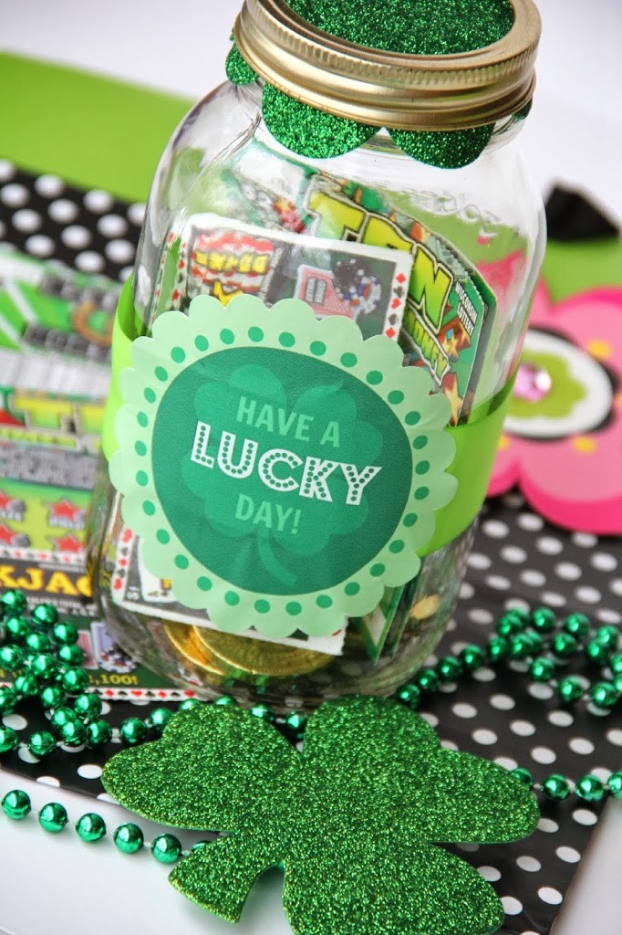 Lucky Day Mason Jar Gift by Bitz & Giggles