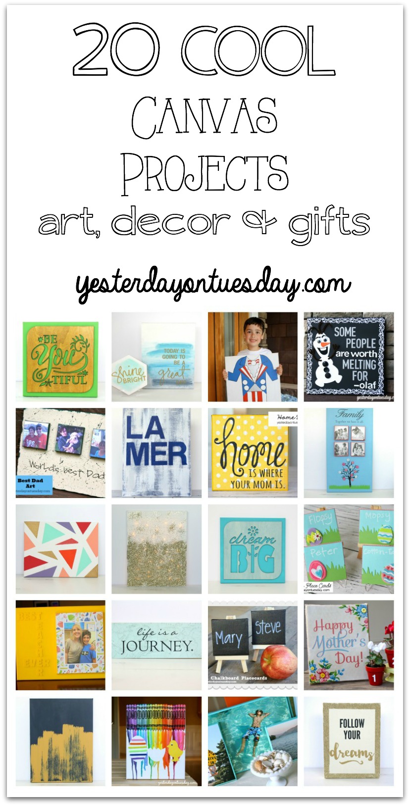 20 Cool Canvas Projects