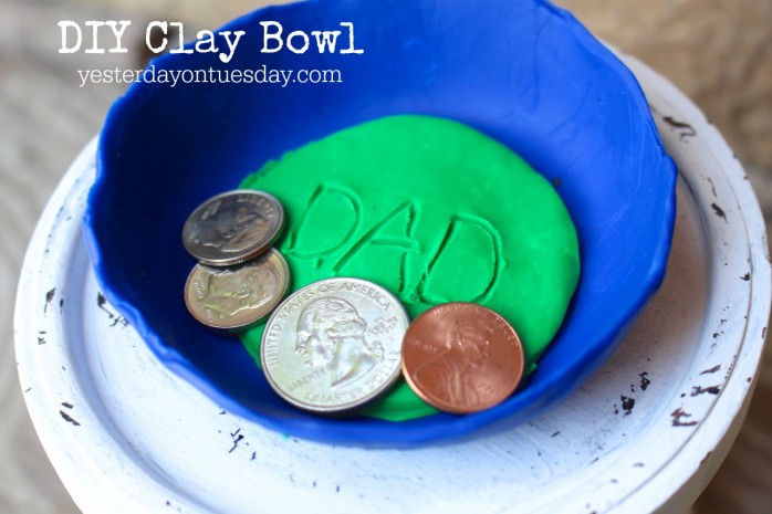 DIY Clay Bowl for Father's Day