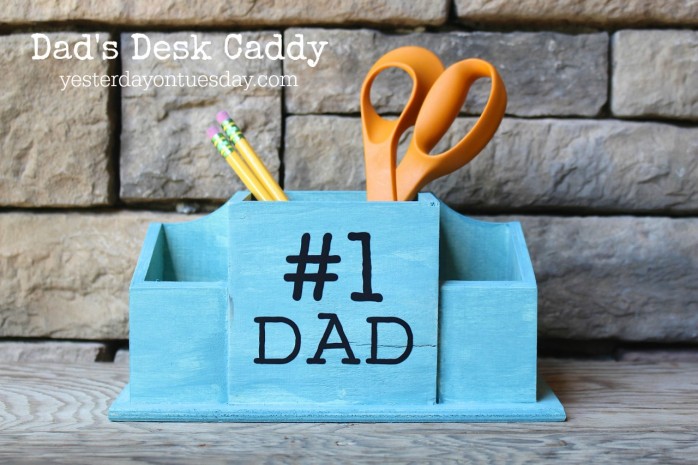 DIY Dad's Desk Caddy