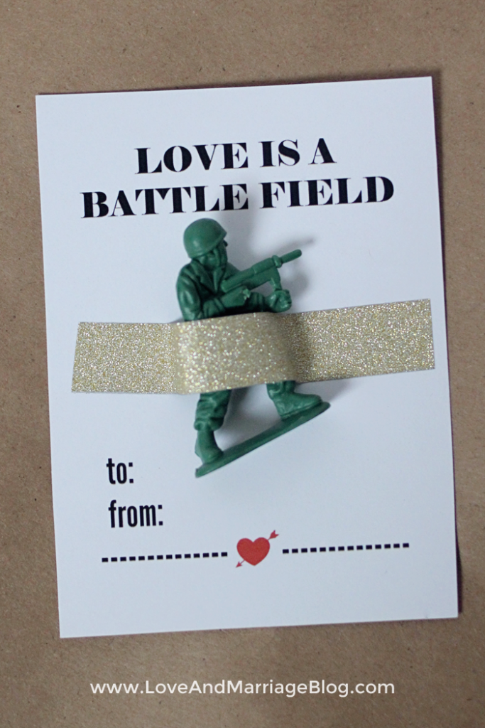 Love is a Battlefield Valentine