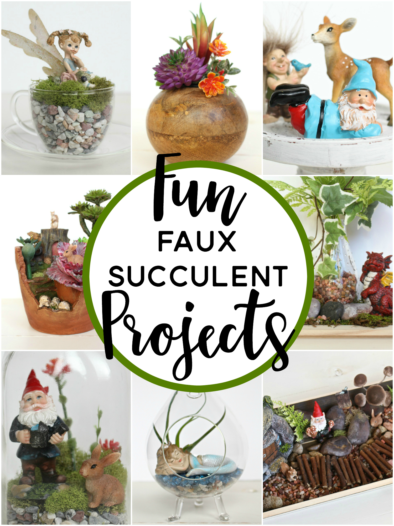 Fun Faux Succulent Projects