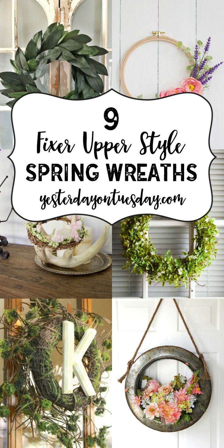 9 Fixer Upper Style Spring Wreaths