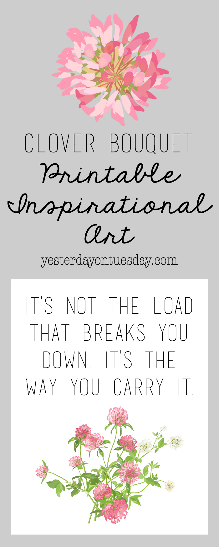 It’s Not the Load Printable Art